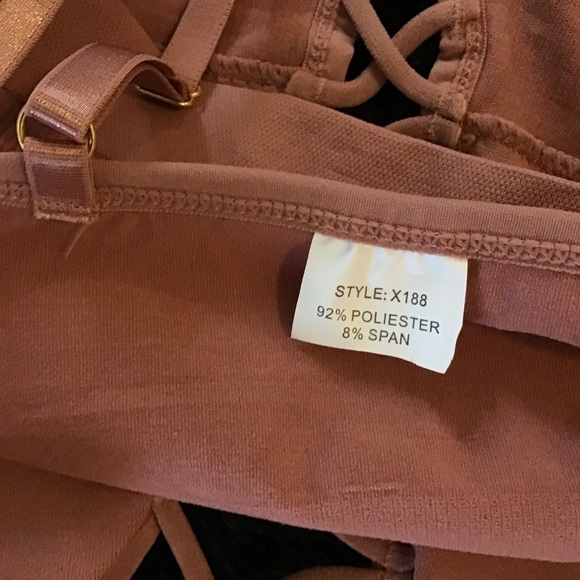 Mauve pink bralette/crop top - Picture 5 of 5